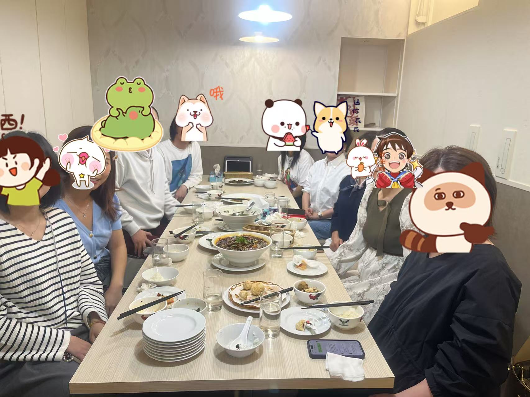 2025年4月12日在日老乡聚餐赏樱花